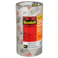 Scotch - Ruban durable pour l’entreposage - 48 mm x 50 m - Paquet de 4-Adhésif en acrylique résistant, durable et sans solvants