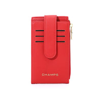 Champs - Porte-cartes Yoga Iconic - Rouge-Porte-cartes avec protection RFID