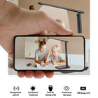 ShoppingAll - Lampe de Bureau LED Multi-Fonctionnelle avec Chargeur Sans Fil Qi - Noir-3 modes d'éclairage (Lumière Froide, Lumière Chaude, Lumière Naturelle ), 5 réglages dimmables