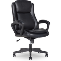 Staples - Fauteuil de bureau de massage - noir-Massage réconfortant et chaleur avec quatre boutons