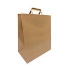 Reliabag - Sac En Papier Avec poignees Plates, Kraft, 12 po L X 7 po P X 14 po H, Paquet De 300-Fabrique en papier kraft de qualite superieure avec fond plat renforce.