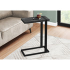 Monarch Specialties - 2863 Table D'Appoint - Faux Bois Noir/Metal Noir-2