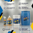 AD-20 Nettoyant/Dégraisseur Haute Efficacité 20L-Biodégradable, non-inflammable, incombustible, non-caustique, non toxique (selon l’OSHA et l’EPA), résistant à la corrosion, fabriqué au Québec, non testé sur les animaux