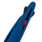 General Supply Goods + Co - Stylo rétractable 4 couleurs - 1,0 mm - Barillet bleu  -Unite unique