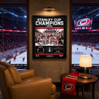 Frameworth - Cadre photoglass des Carolina Hurricanes 16x20 champions Coupe Stanley 2026 - 18 po l x 22 po H-6