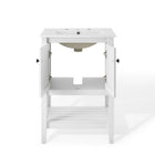 Modway - Prestige 24" Vanette de salle de bain - Blanc blanc-8