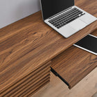 Modway - Render Fixation murale Bois Bureau - Noyer-Conception murale