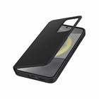 Samsung - Coque Portefeuille à Vue Intelligente pour Samsung Galaxy S24 - Noire-Ouvrez la couverture pour trouver une poche de sécurité à l'intérieur