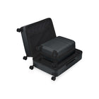 Bugatti - Collection Timeless, Ensemble de Valise 2 Morceaux à Coque Rigide - Noir-Intérieur signature doublé, panneau supérieur avec système de compression et poches pratiques pour garder le contenu organisé et en place