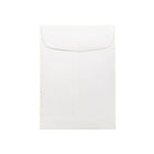 Jam Paper - Enveloppes commerciales Open End, 5 1/2 po H x 7 1/2 po l, Blanches, Paquet de 25-Fabriqué à partir de papier de 24 lb de haute qualité et doté d'une fermeture à gomme