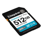 Kingston - 512 Go Canvas Go! Plus Carte mémoire SD-Idéale pour la photographie en mode rafale et la vidéo 4K UHD sur un DSLR