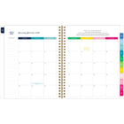 AT-A-GLANCE - Agenda hebdomadaire/mensuel rose Emily Ley Simplified 2026 - 8 7/8 po H x 6 7/8 po l - rose - bilingue-Un mois sur deux pages comprenant des blocs quotidiens non lignés, une section de tâches lignée, un « conseil de simplicité » pour vous aider à planifier et des onglets pour une navigation facile