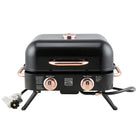 Kenmore - Barbecue de table rétro à 2 brûleurs - noir/cuivré-Type de combustible : Propane.