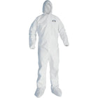 Kimberly-Clark Professional - Combinaisons Kleenguard A30, Grand, Blanc, Sms, paquet de 10-Couleur Blanc