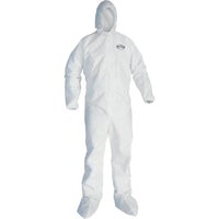 Kimberly-Clark Professional - Combinaisons Kleenguard A30, Grand, Blanc, Sms, paquet de 10-Couleur Blanc