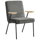 Modway - Vista Fauteuil à manger - Slate-Chaise d’accent pour salle à manger