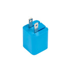 LOGiiX - Vibrance Power Mini 20W Chargeur Mural USB-C Chargeur Mural - Turquoise-Un seul port USB Type-C Power Delivery offre une charge rapide de 20 W