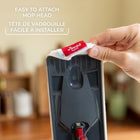 Vileda - H2prO Recharge de tête de vadrouille-Facile à fixer et remplacer, et conçu pour une utilisation durable