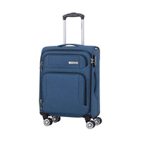 Samsonite - ZoomR 360 Carry-On à Roues - 21,5 po - bleu-Fabriqué en tissu 100 % polyester durable