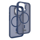 Blu Element - Étui Chromatic Kick MagSafe Marin pour iPhone 17-Protection supplémentaire de l’appareil photo avec support pliable pour visionnage à l’horizontale
