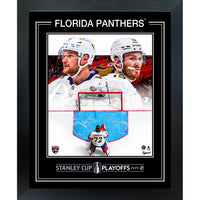 Florida Panthers 16x20 PhotoGlass 2025 Stanley Cup Playoffs - Impression encadree - 20" x 16"-Qualité supérieure - virtual frames