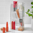 Azar - Organiseur incliné à trois niveaux - 9,87 po x 4,75 po x 3,12 po - Transparent-4