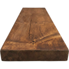 Entrepot La Grange - Tablette flottante 36 x 8 x 2 po - avec quincaillerie - Brun whisky-Bois véritable