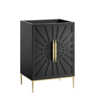 Modway - Awaken 24" Armoire à coiffeuse de salle de bain - Noir-Armoire de toilette moderne pour salle de bain