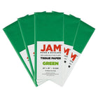 JAM Paper - Papier de soie - Vert - 50 feuilles-Accessoire d'emballage élégant pour les cadeaux, les paniers-cadeaux, la décoration et plus encore!
