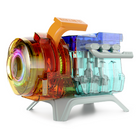 Discovery - Kit de moteur hybrideDIY (à monter soi-même)-Des instructions illustrées étape par étape aident les jeunes constructeurs à monter en toute confiance les 116 pièces tout en développant leurs compétences en résolution de problèmes, en coordination et en STIM