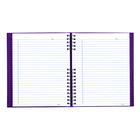 Blueline - Livre de notes NotePro à couverture rigide - 10,75 po L x 8,5 po H - Raisin - 300 pages-Onglets autocollants
