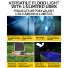 Bell + Howell - Bionic Floodlight Pro Lampes solaires d’extérieur avec détecteur de mouvement DEL-Ajoutez une couche de sécurité supplémentaire : le Bionic FloodlightPro augmente la sécurité autour de votre maison