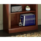 Bush Business Furniture - Bibliothèque haute à 5 tablettes Arlington, cerisier naturel (WC65515-03)-Trois tablettes ajustables pour une certaine flexibilité et deux tablettes fixes pour de la stabilité