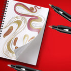 Sharpie - Marqueurs créatifs - Pointe Ronde - métalliques - paquet de 10-Aucune préparation nécessaire! Il suffit d’enlever le bouchon et de laisser libre cours à son imagination