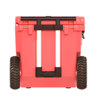 RovR - RollR 45 Glacière rigide à roulettes pintes avec poignée télescopique - Corail-La poignée télescopique Dual MotoGrip mise à jour facilite le remorquage, augmente l’effet de levier et sa conception décalée protège vos talons des chocs