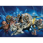 USAopoly - Iron Maiden “The Faces of Eddie” casse-tête de 1,000 pièces-60+ Minutes