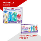 Hand2Mind - Bouteilles sensorielles Exprimez vos sentiments-Chaquepaquet contient 4 bouteilles