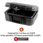 SentrySafe -1200 Coffre-fort ignifuge de petite taille - 0,18 pi3-Dimensions extérieures : 15,5 cm H x 36,2 cm l x 28,4 cm P (6,1 po H x 14,3 po l x 11,2 po P)
