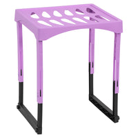 Locker Gear - Étagère pour casier avec pieds extensibles - Violet-Extensible et ajustable - pieds extensibles pour un réglage personnalisé de la hauteur de l'étagère