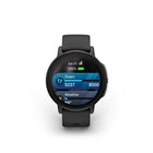 Garmin - Montre connectée Bounce 2 pour enfants - 43 mm - Gris ardoise-SPORTS D'AVENIR, SOMMEIL ET PLUS - Les applications sportives intégrées utilisent le GPS pour permettre à votre enfant de suivre ses courses, promenades et activités en vélo. Il peut également enregistrer des tours lors de la natation ou consigner d'autres activités. De plus, il peut suivre ses étapes quotidiennes et vérifier s'il obtient suffisamment de repos grâce au suivi du sommeil.