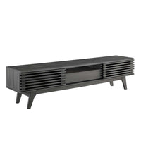 Modway - Render 70 po Meuble TV, Fusain-Meuble TV 70 po style milieu du siècle