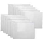 Flipside Products Tableau blanc effaçable à sec double face, 12,7 x 17,8 cm, blanc, paquet de 12-12 tableaux blancs recto