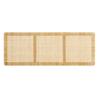 Modway - Sandy Fixé au mur Bois de manguiers et rotin Tête de lit Queen size, Rotin naturel-Entièrement assemblé