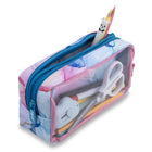 ZIPIT - Étui à crayons Half & Half, trousse scolaire à 2 compartiments, motif marbre-Rangement spacieux: Mesurant 20 x 6,5 x 10 cm, elle peut facilement contenir jusqu’à cinquante stylos, crayons, marqueurs et plus encore, offrant un espace de rangement pratique dans un format simple et épuré