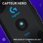 Logitech - Souris de jeu sans fil G305 Lightspeed, noir-Technologie sans fil LIGHTSPEED: la technologie sans fil ultra-rapide LIGHTSPEED offre une expérience de jeu sans décalage, avec une réactivité et une fiabilité incroyables, grâce à un taux de rapport de 1 kHz