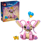 LEGO - Disney Angel, Jouet de Construction Lilo & Stitch pour Filles, Garçons et Enfants-Contenu de la boîte - Cet ensemble de construction LEGO Disney comprend le personnage Angel de la série télévisée Disney Lilo & Stitch, un papillon et 3 cœurs « flottants » à construire et à utiliser pour la décoration