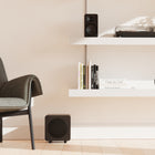 Kanto - Subwoofer de 6 po amplifié et scellé, 200 W - Noir mat-Mode veille automatique à commutation, commutateur de phase 0° et 180°