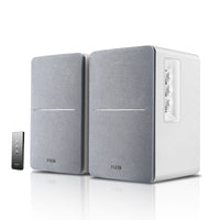 Edifier - R1280T Enceintes de bibliothèque alimentées par batterie de style technologique - Blanc-Un son de qualité studio avec une unité de basses de 4" et des tweeters à dôme en soie de 13 mm fournissent le punch dont vous avez besoin pour produire un son de qualité supérieure