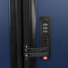 Bugatti - Bordeaux valise rigide à roulettes pivotantes – 26 po – Marine-Roues pivotantes simples à 360 degrés pour un roulement sans effort, doux et silencieux