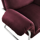 Modway - Ansel Performance Velvet Chaise d’accent - Mûrier-8